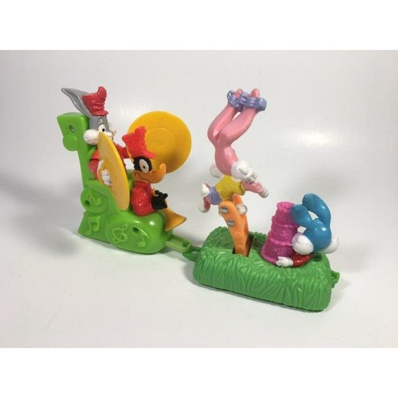 1994 McDonald's Happy Birthday Looney Tunes & Tiny Toons Train Pieces - Picture 2 of 2